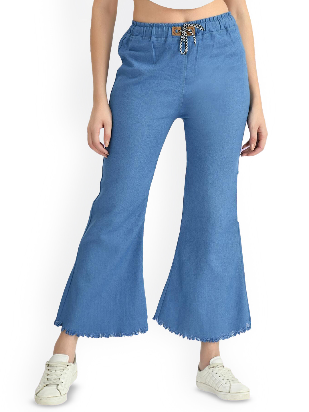 COUTUME COLLECTIONS Women Flared Mid-Rise Clean Look Stretchable Jeans