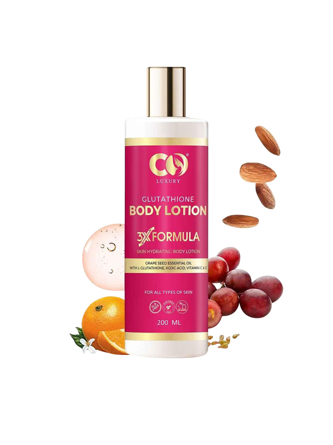 CO LUXURY Glutathione Hydrating Body Lotion With Kojic Acid - 200 ml