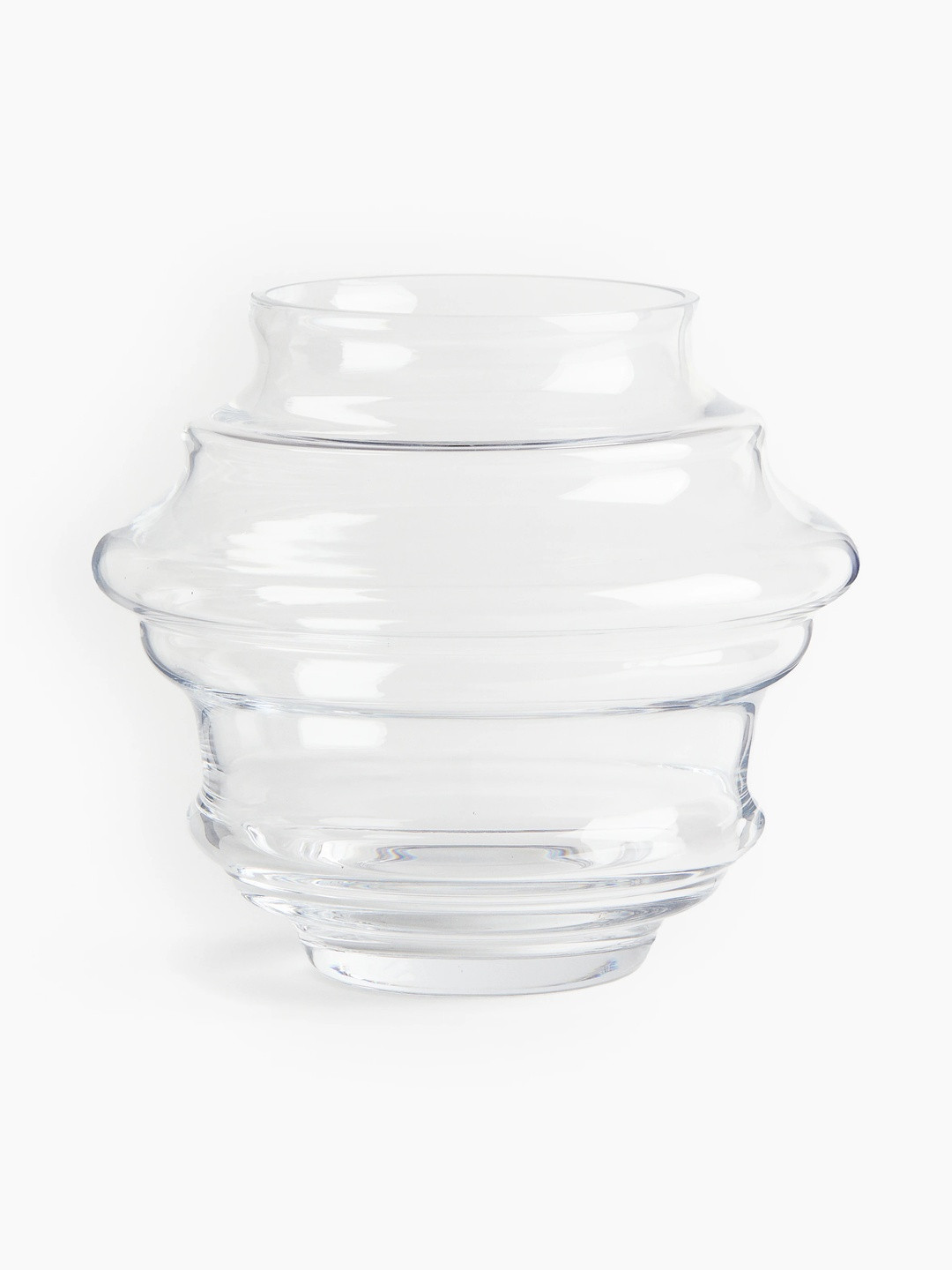 H&M Large Tiered Glass Vase