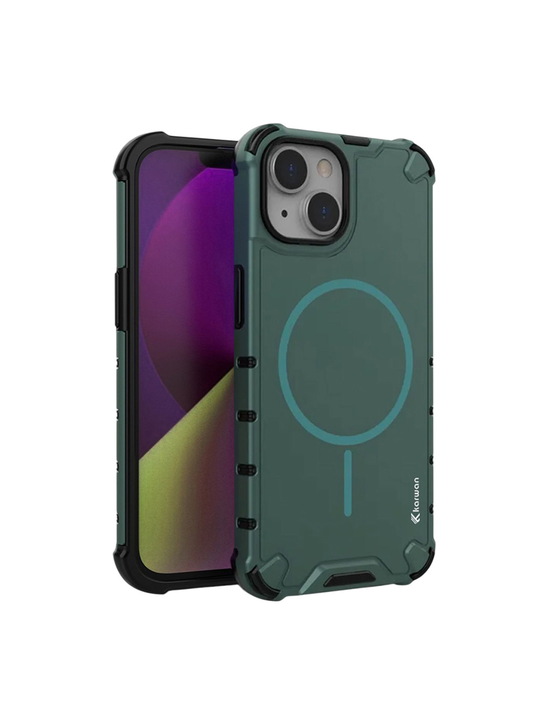 Karwan Unisex Mag-Safe iPhone 14 Plus Solid Back Case