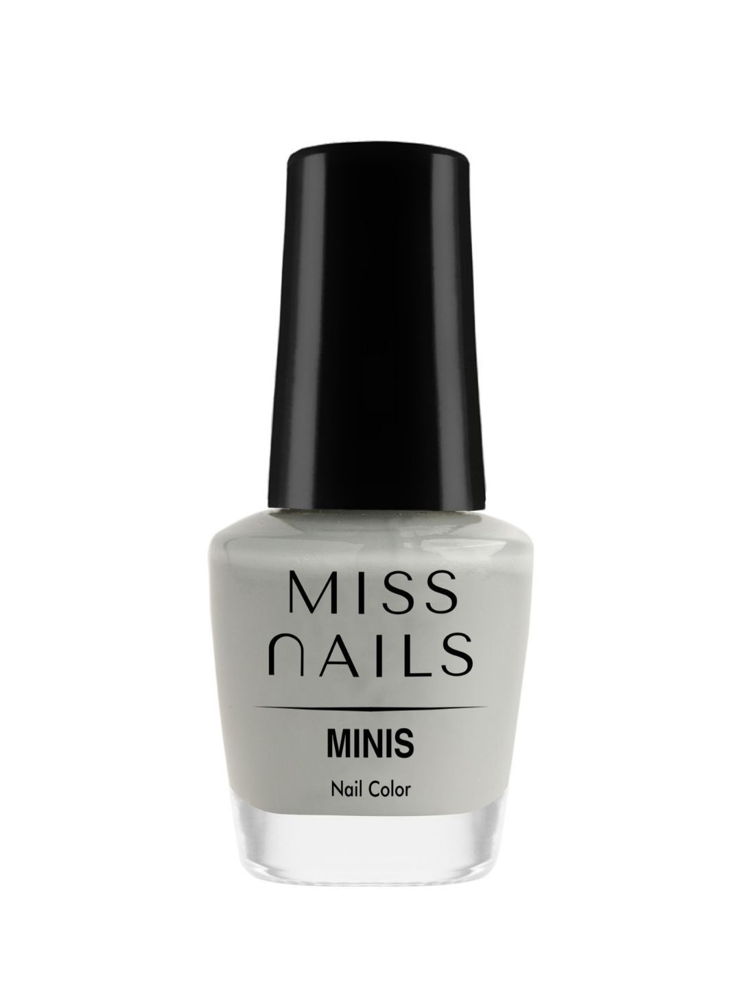 MISS NAILS Minis Long Lasting Nail Polish - 6 ml - Cool Grey