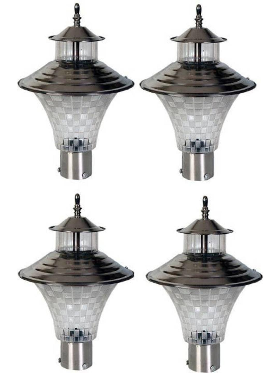 1ST TIME Attractive & Stylish Waterproof Outdoor Gate Lamps - Set Of 4