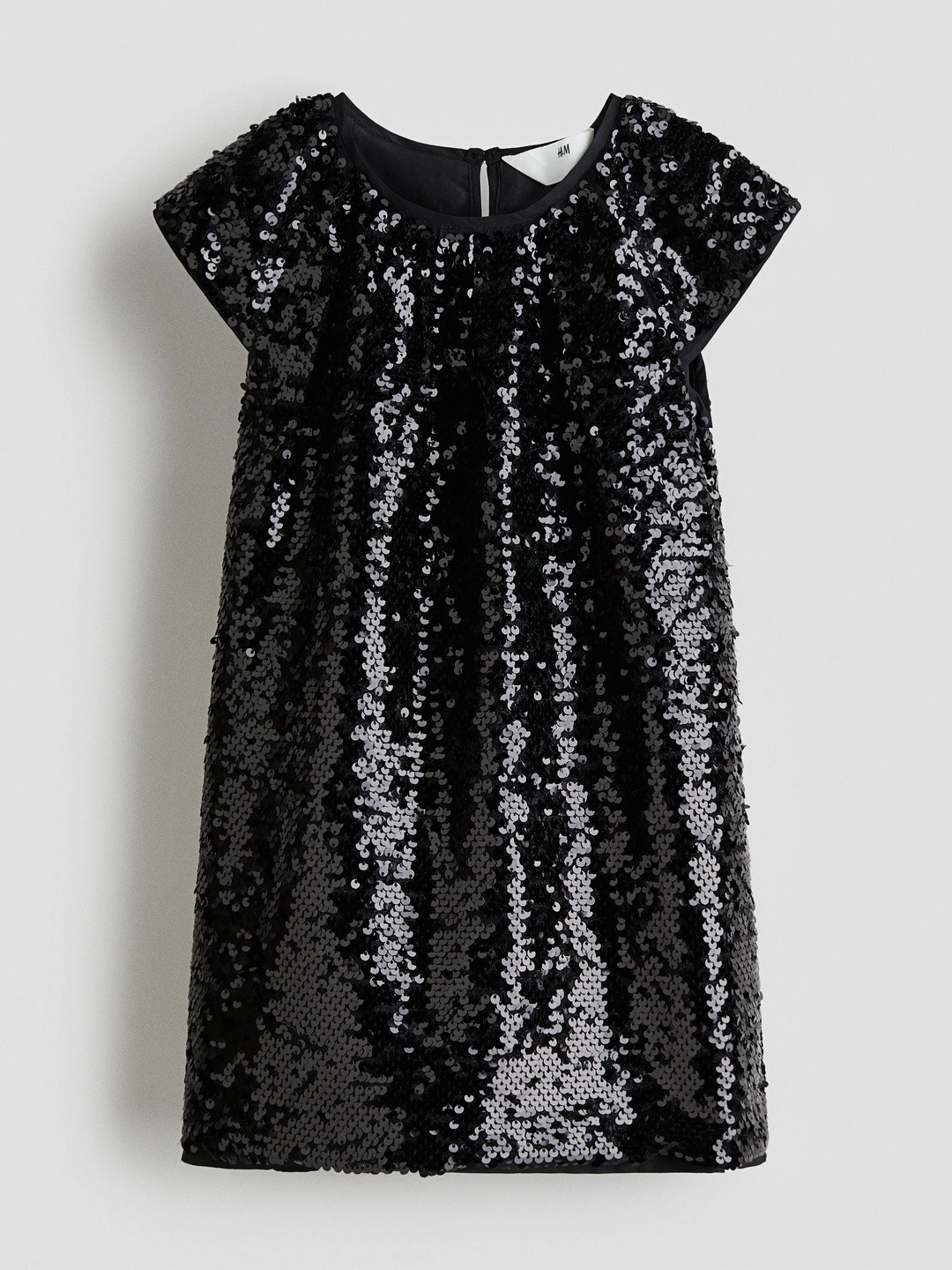 H&M Girls Black Sequined Dress