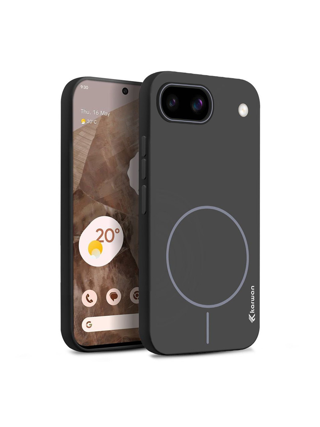 Karwan Geometric Printed Google Pixel 8a Back Case