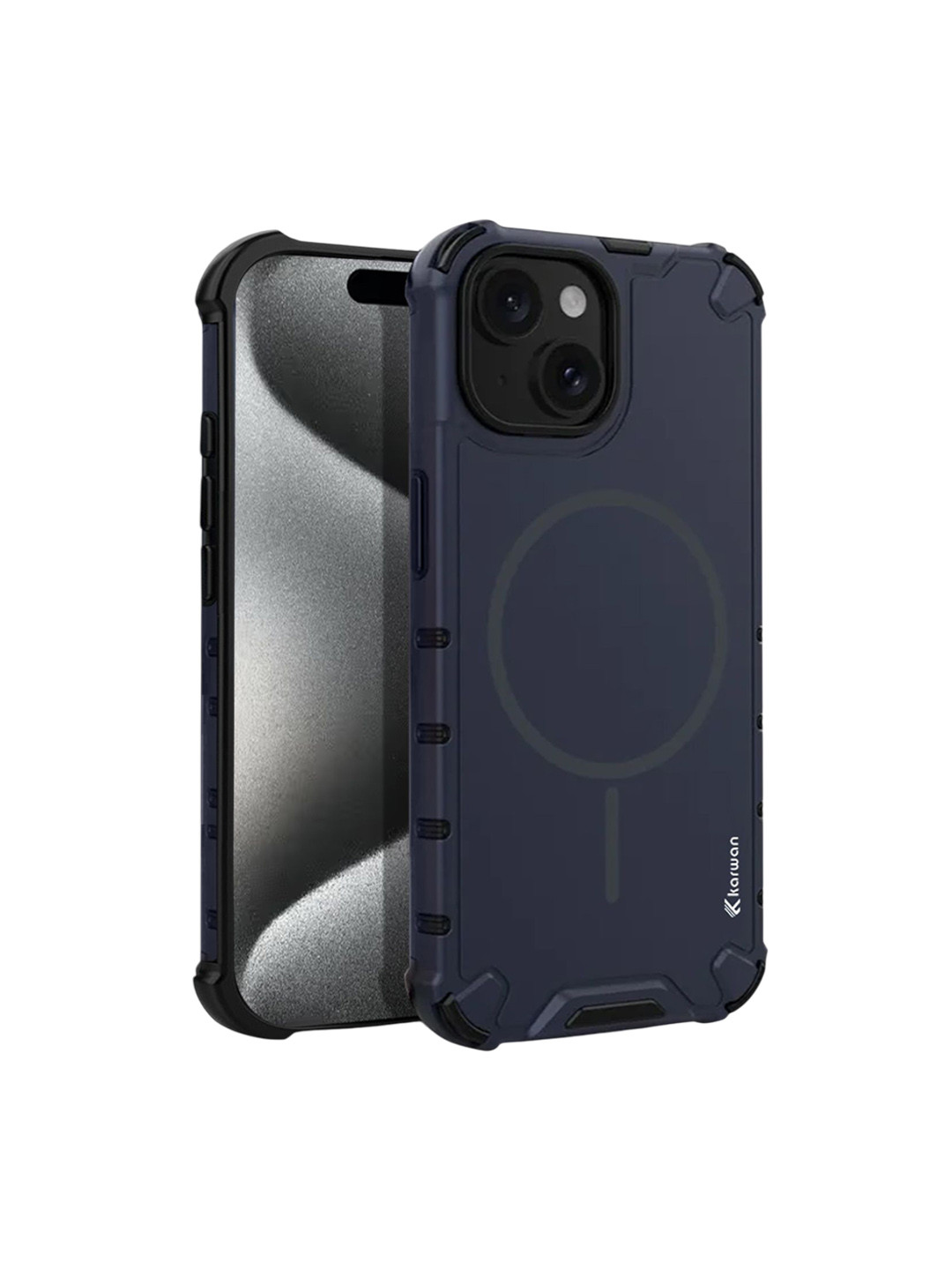 Karwan Rugged Magnetic iPhone 15 Plus Back Case