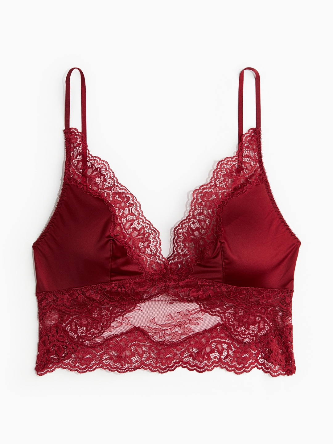 H&M Microfibre & Lace Bralette