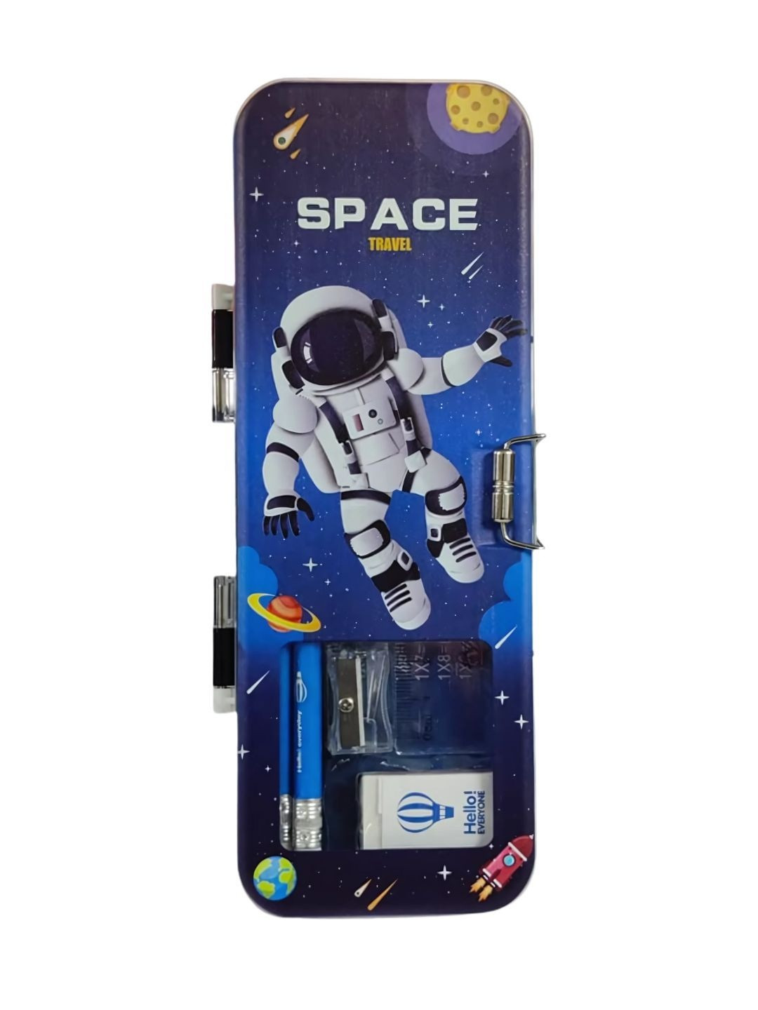 YK Kids Space-Themed 3D Astronaut Pencil Case