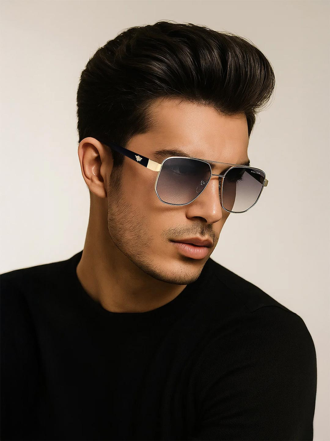 Police Men UV Protected Lens Aviator Sunglasses