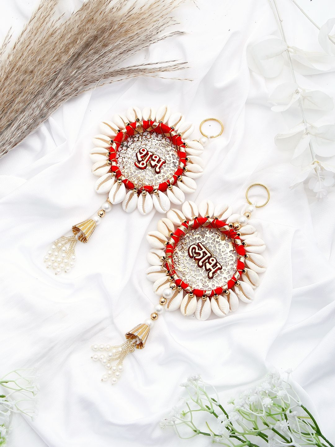 Archies Red Shell Subh Labh Hanging