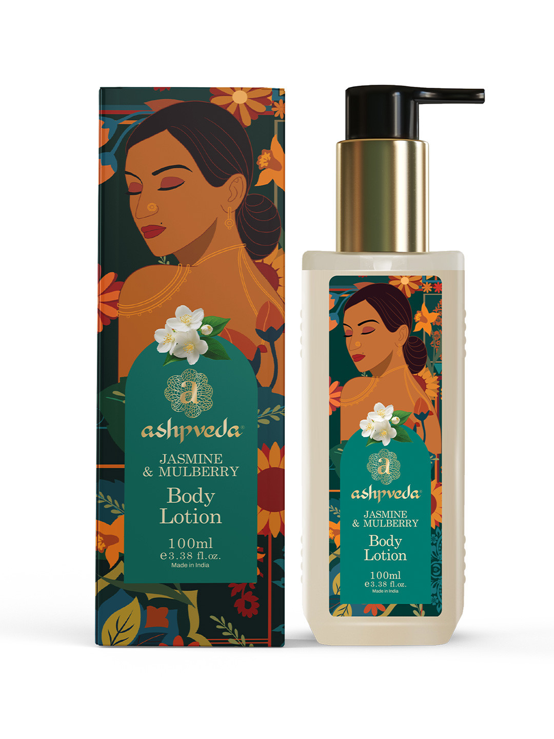 ASHPVEDA Jasmine & Mulberry Body Lotion