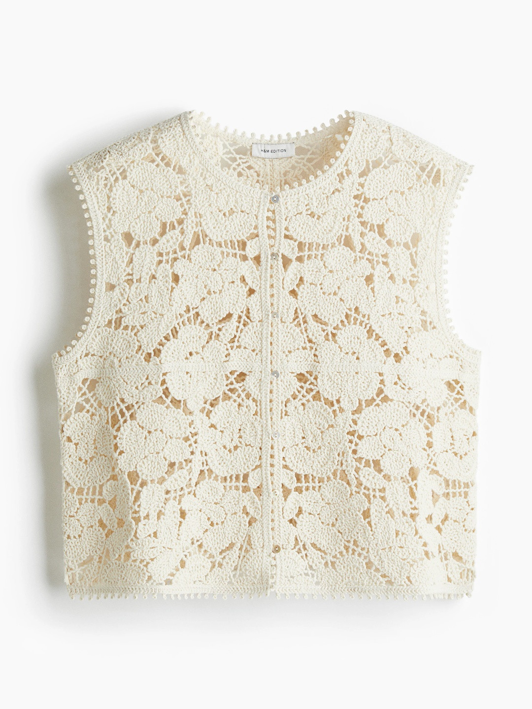 H&M Women Crochet-look gilet