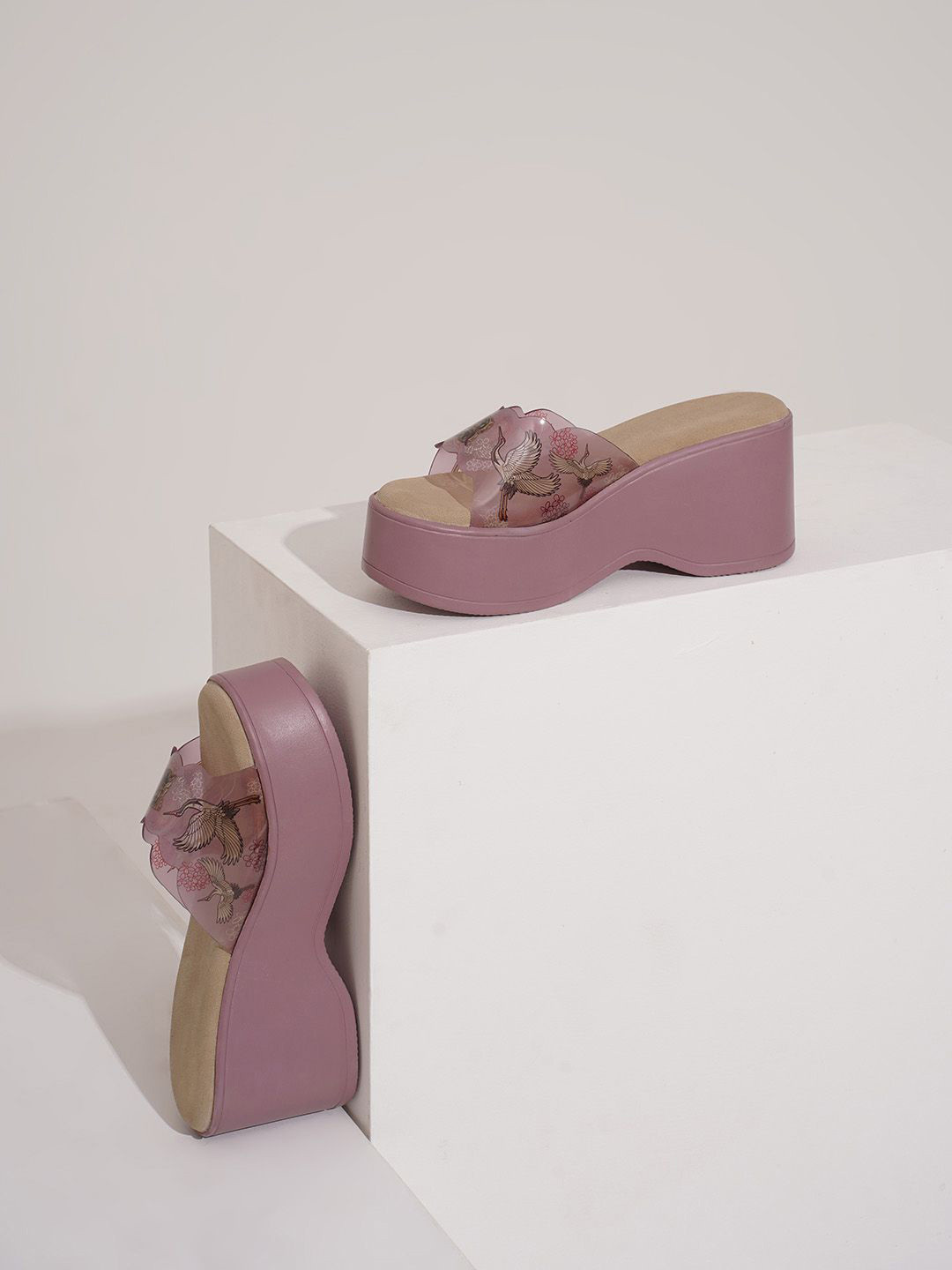 Froh Feet Printed Platform Sandals