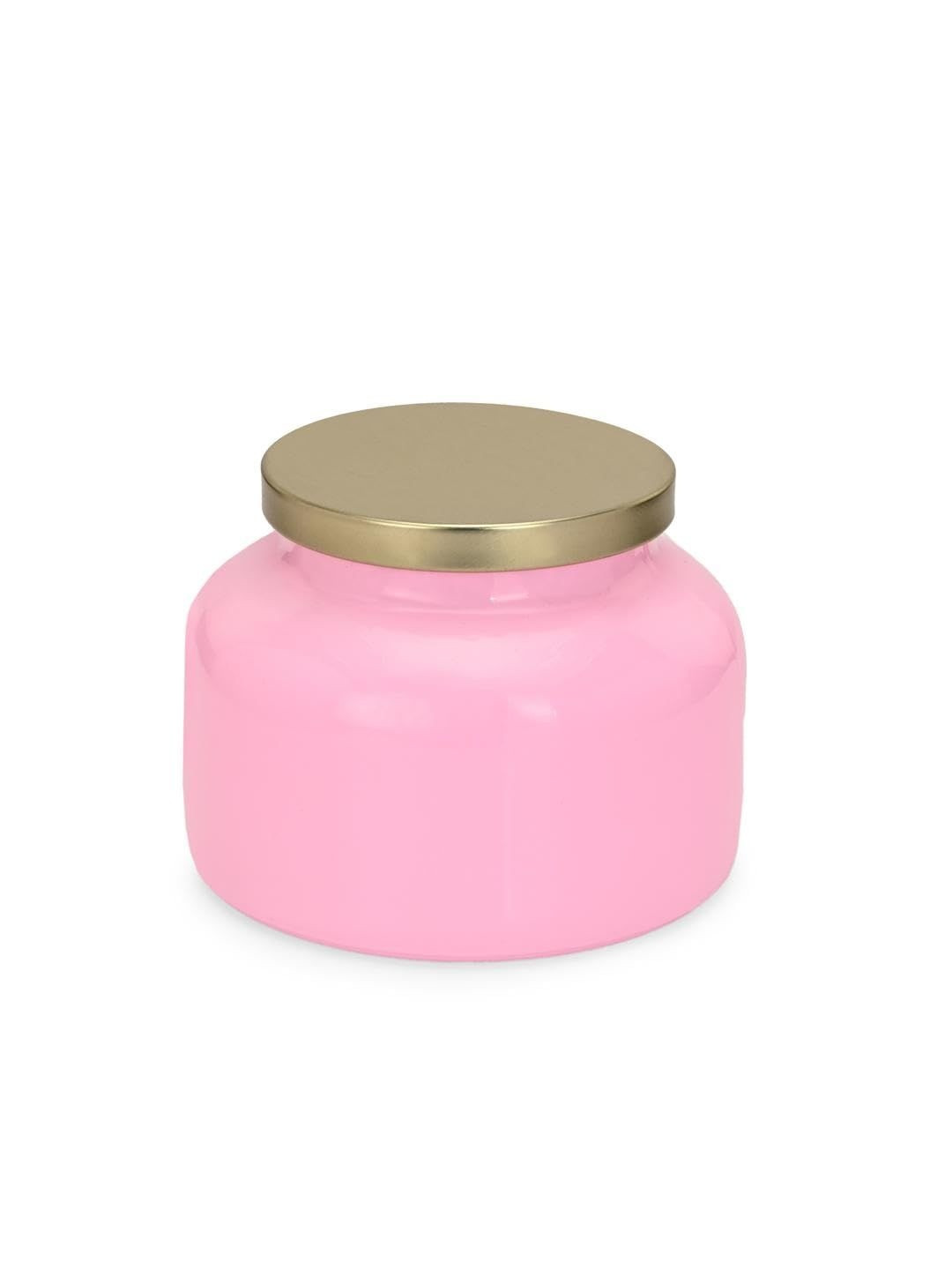 1ST TIME Pink Glass Jar Container