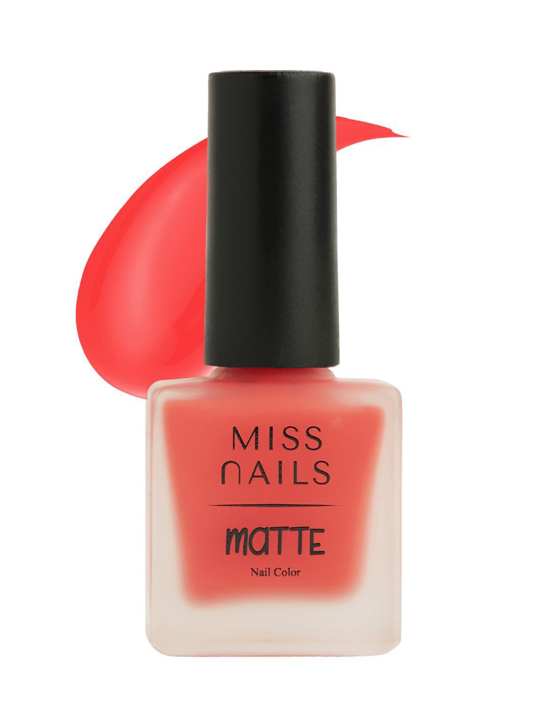 MISS NAILS Long Lasting Nail Polish - 8 ml - Orange Boom