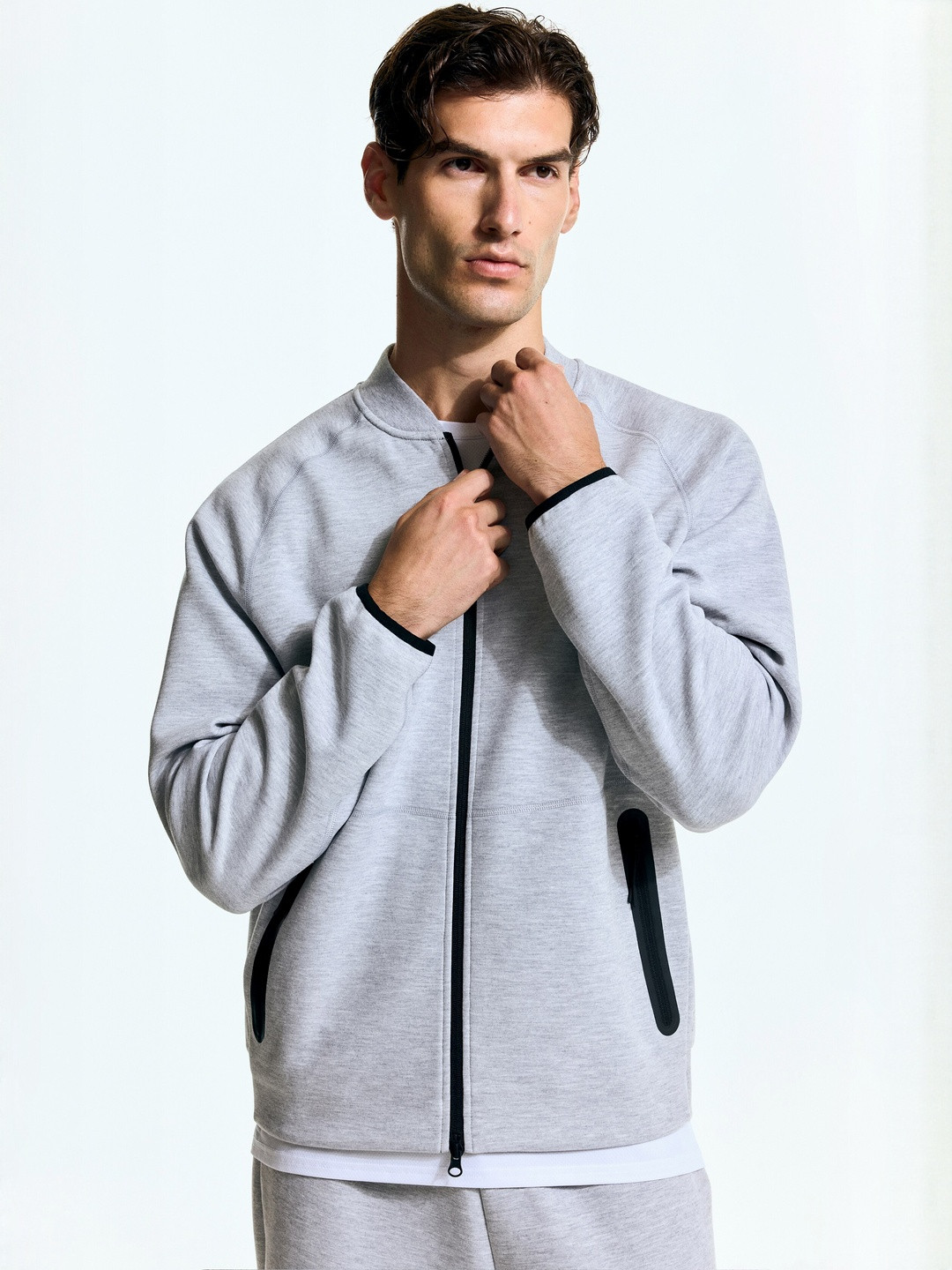 H&M Sports Bomber Jacket With Dry Move