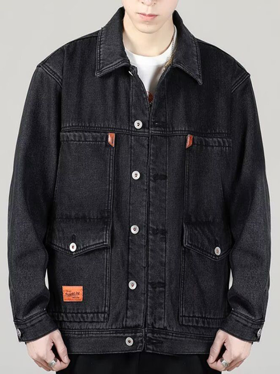 StyleCast x Revolte Men Windcheater Outdoor Jacket with Patchwork