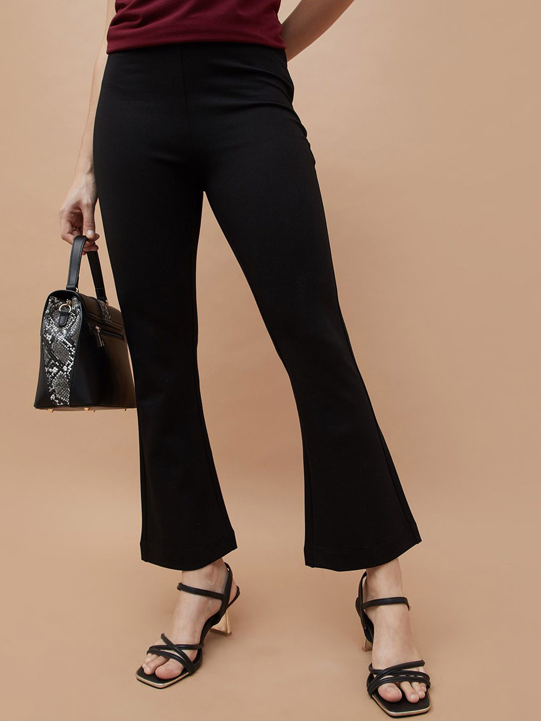 CODE by Lifestyle Women Easy Wash Bootcut Pants Trousers