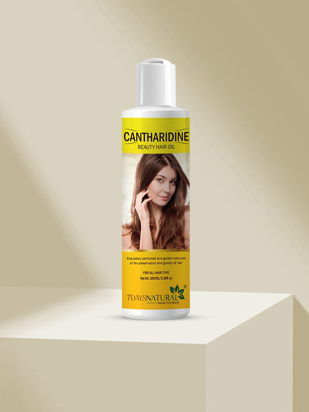 7DAYSNATURAL Cantharidine Hair Oil with Onion & Black Seed Oils - 100ml