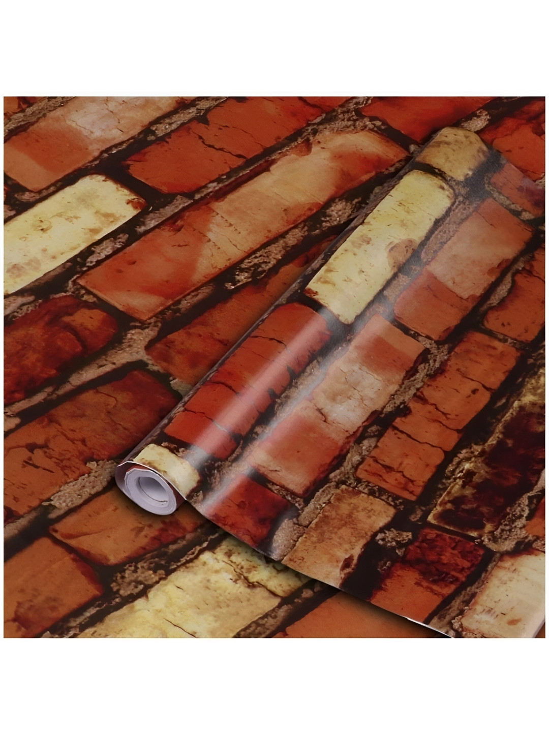 SEKHMET Brown & Beige Printed Self-Adhesive Wall Sticke