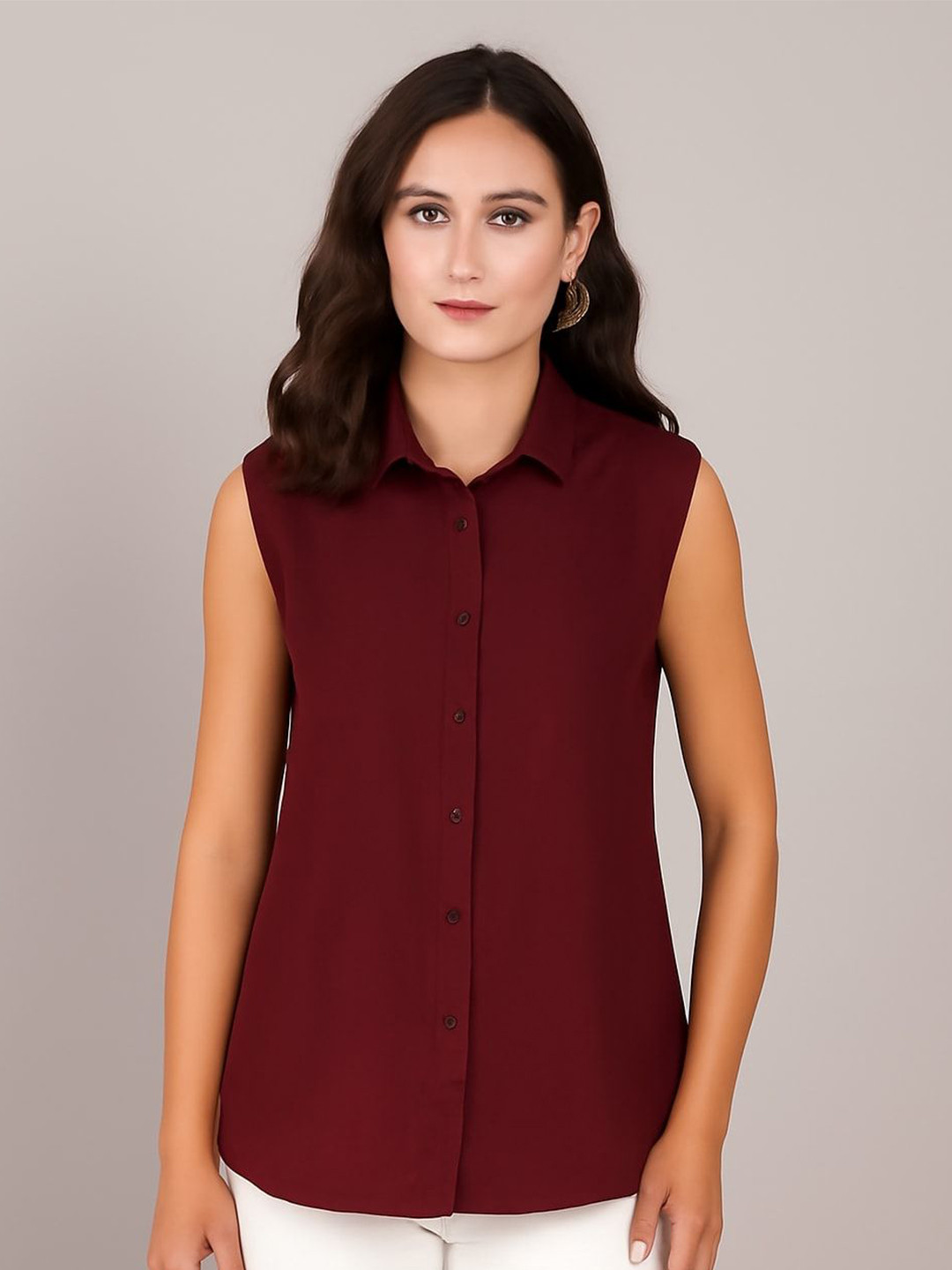 ANGOORI FASHION Spread Collar Regular Fit Shirt
