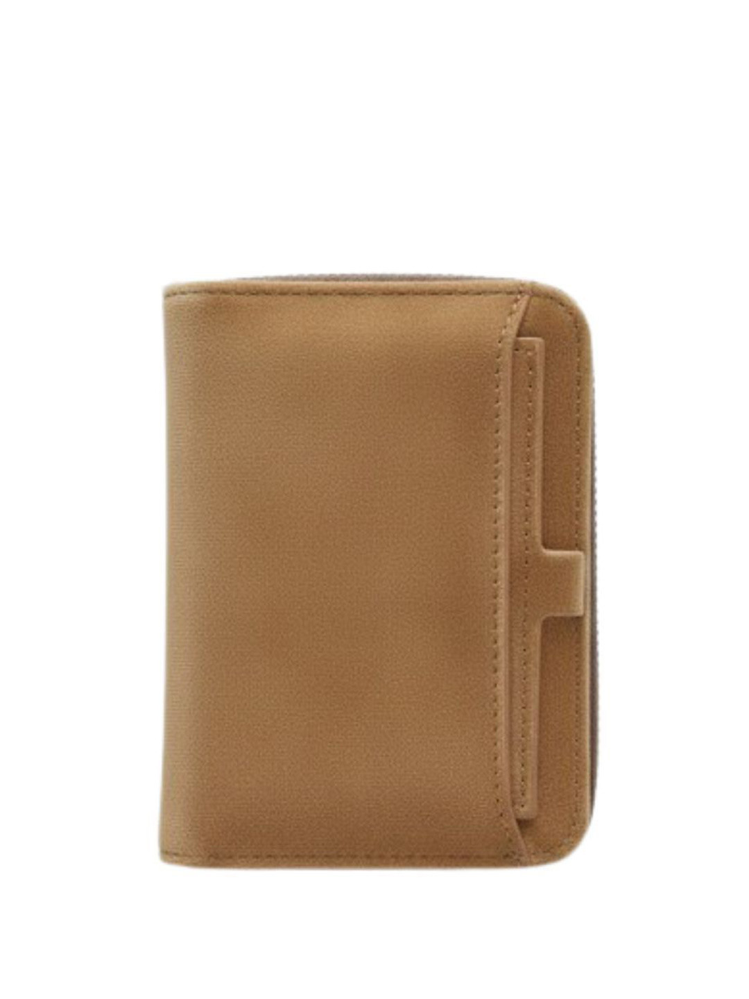 CLARABAE Men Leather Magnetic Closure & Zip Pocket Two Fold Wallet with SIM Card Holder