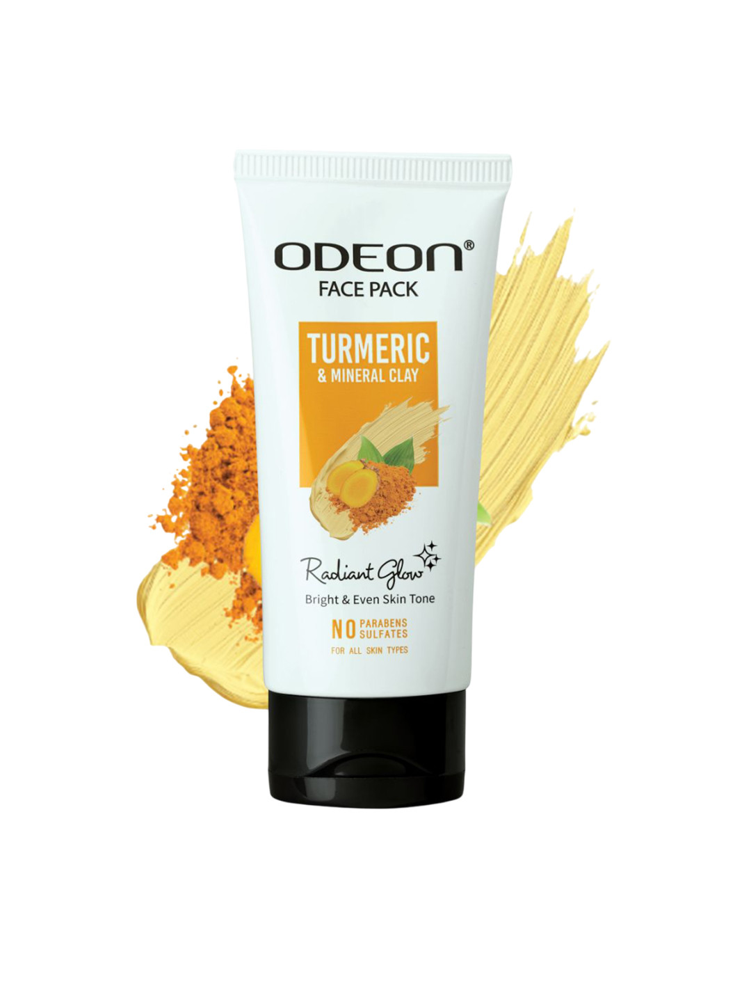 ODEON Turmeric & Mineral Clay Face Pack- 50 ml