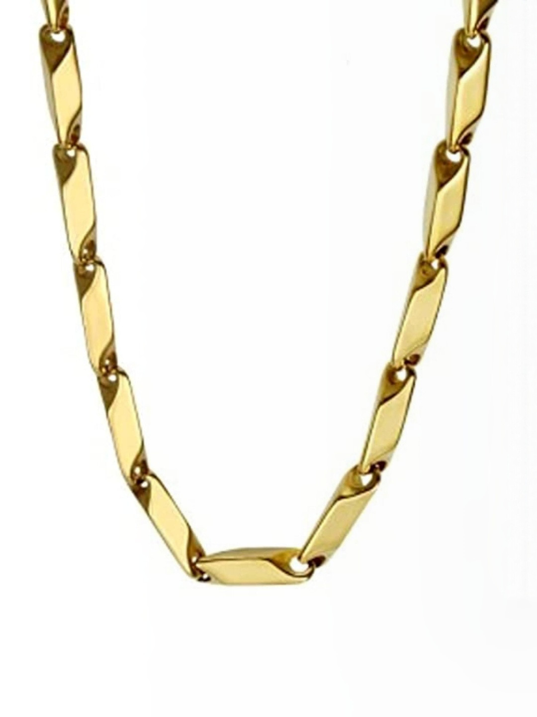 Anek goods Stainless Steel Gold-Toned  Minimal Chain