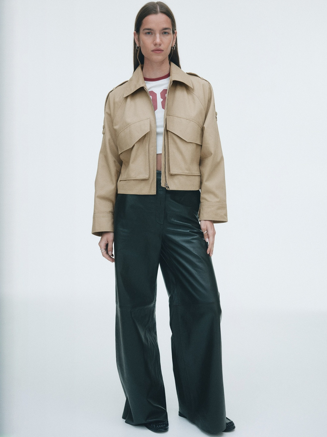 H&M Pure Cotton Cargo Jacket