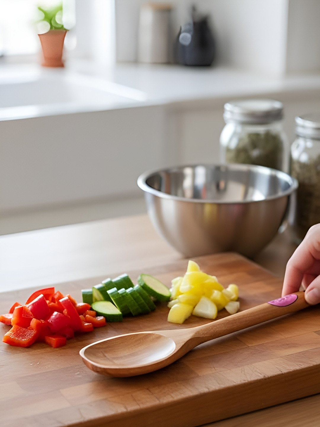 Woodkit Kitchenware Brown Wood Serving Spoon Spatula