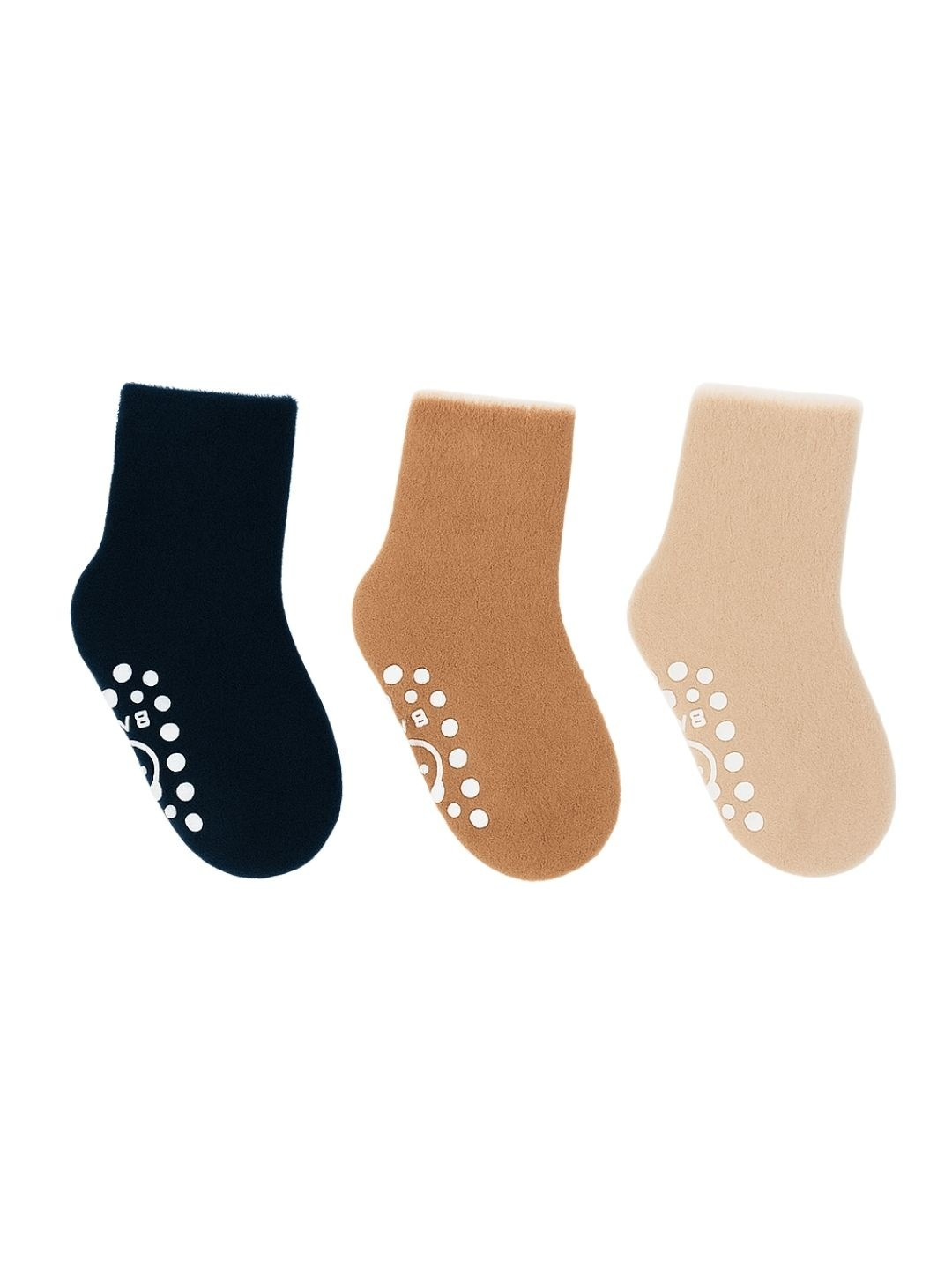 Cdeck Unisex Pack of 3 Rabbit Wool Ankle length Socks