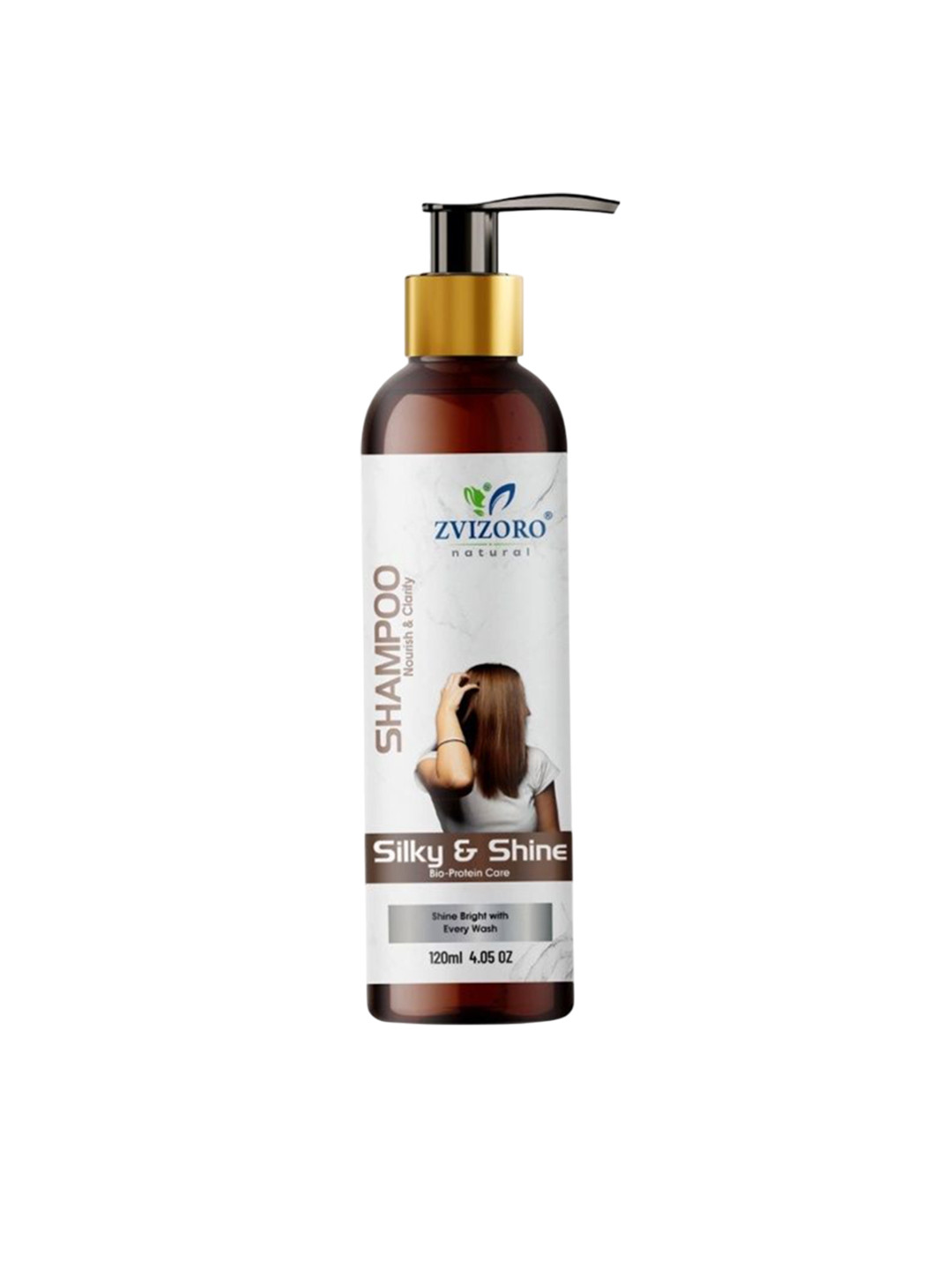 ZVIZORO Silky & Shine Shampoo For Smooth & Hair Growth - 120 ml