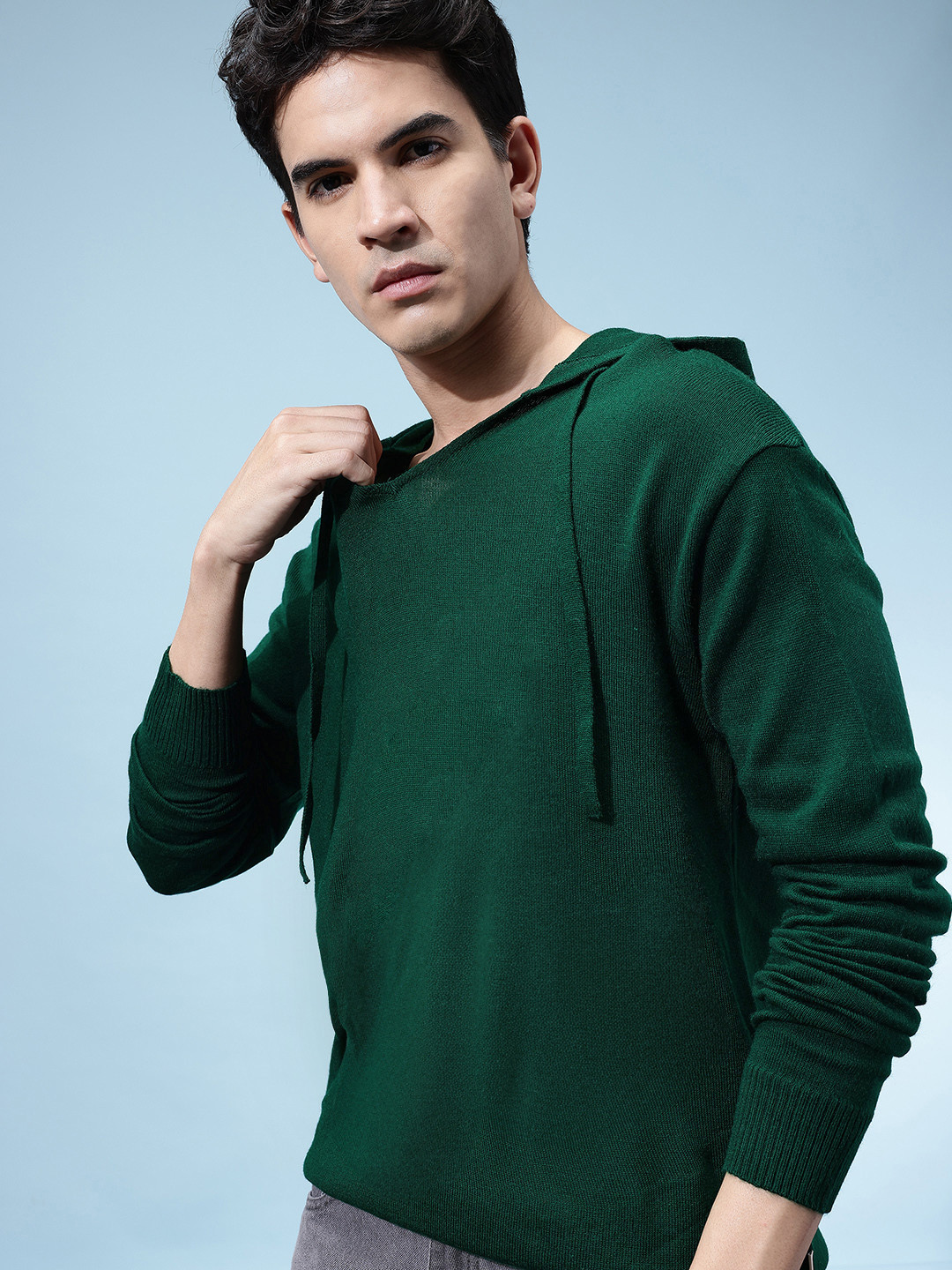 glitchez Pure Acrylic Hooded Sweater