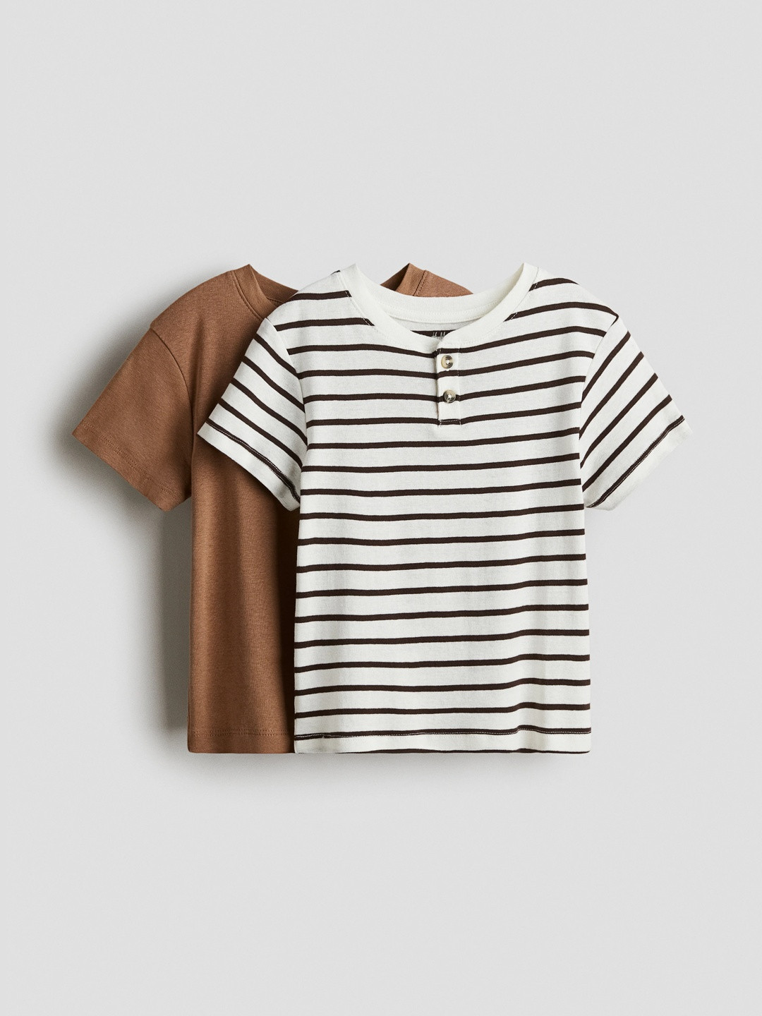 H&M Boys 2-Pack Henley T-Shirts