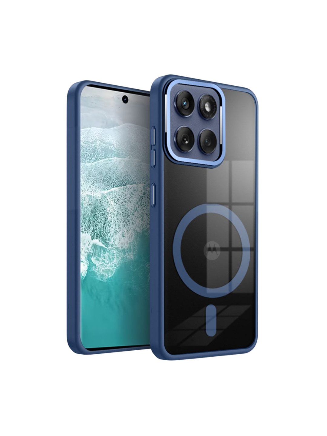 Karwan Unisex Moto 60 Pro Translucent Hybrid Case Back Case