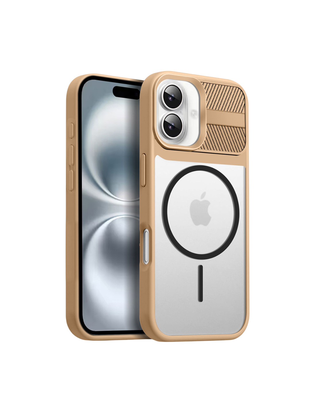 Karwan Unisex iPhone 16 Plus Solid Superior Drop Protection Mag-Safe Back Case