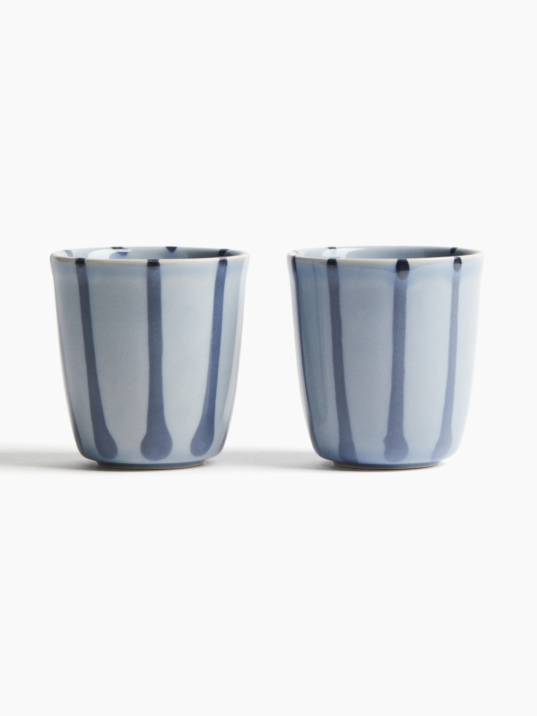 H&M 2-pack drip-glazed stoneware mugs
