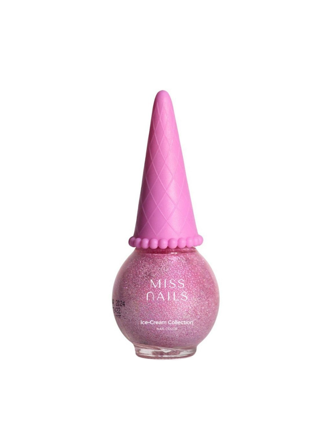 MISS NAILS Ice Cream Long Lasting Nail Polish - 10 ml - Candyfloss Cup