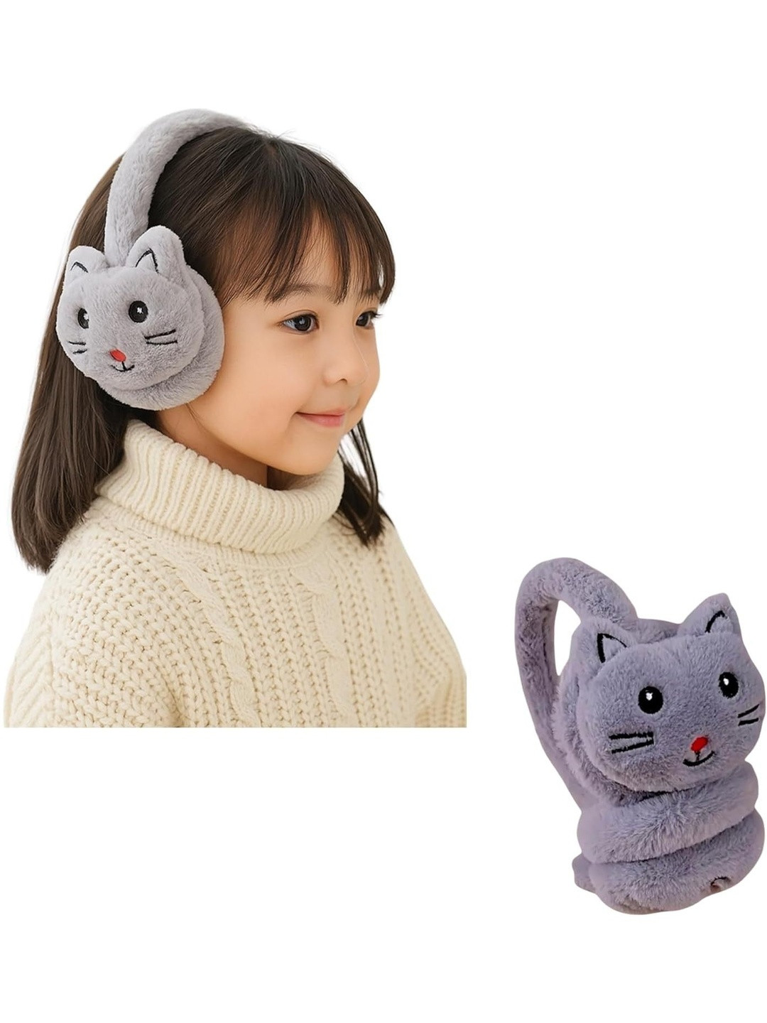 Trubliz Girls Grey Chill Wrap Ear Muffs