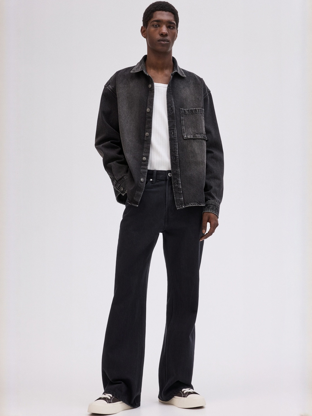 H&M Bootcut Regular High Jeans