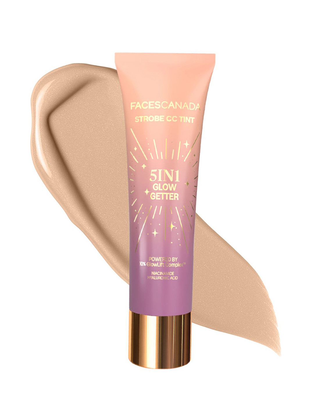 FACES CANADA 5 in1 Glow Glitter Strobe CC Tint - 27 ml - Paradise Vibes 01