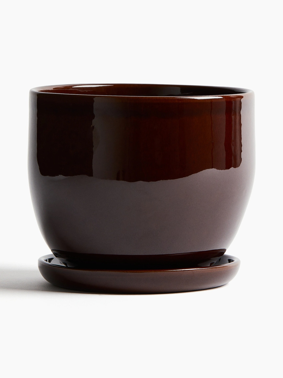 H&M Terracotta Plant Pot and Saucer