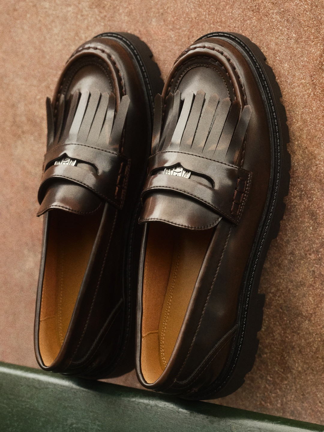 H&M Fringe-Trimmed Loafers