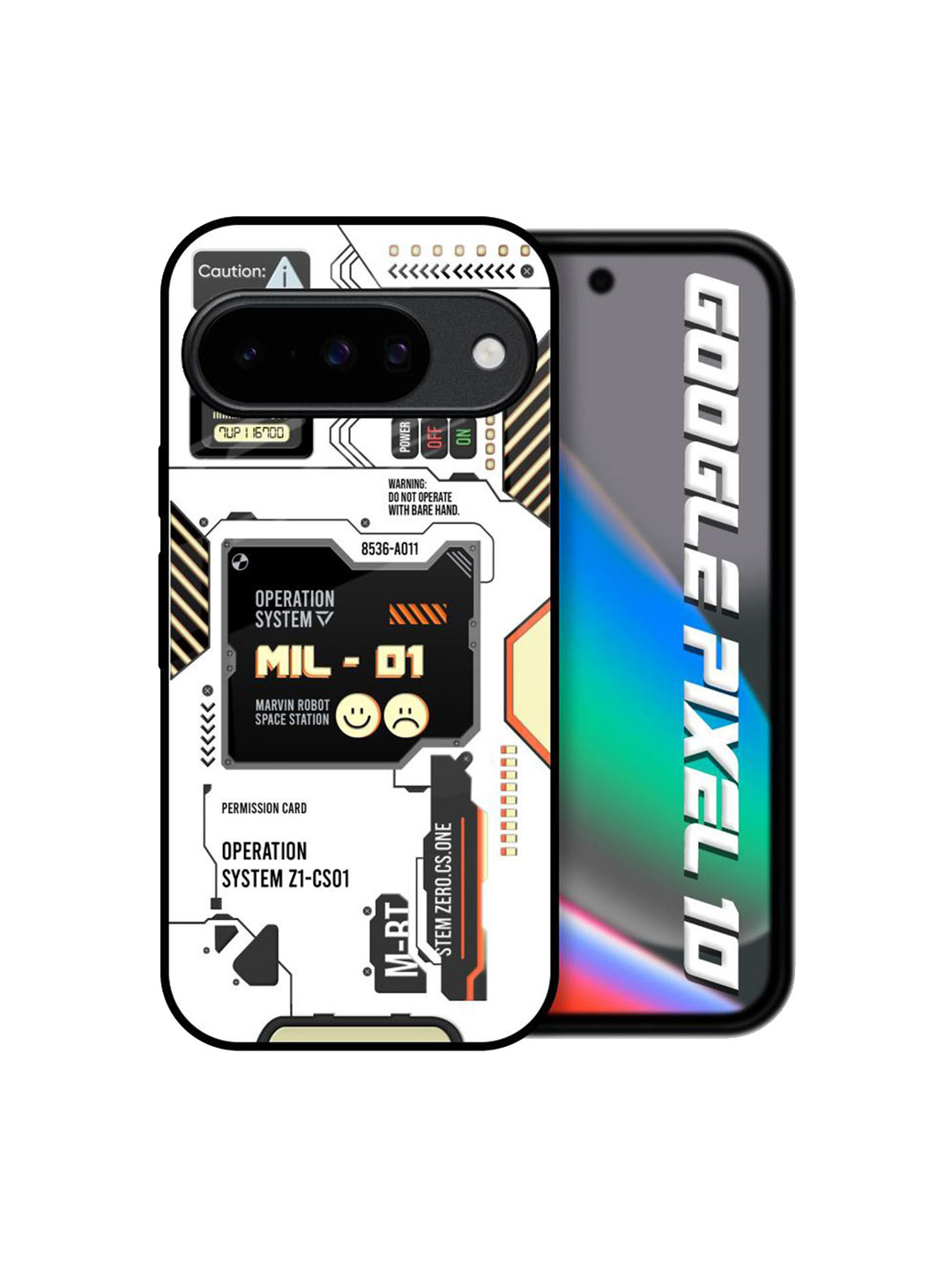 QRIOH Tech Printed Google Pixel 10 5G Shockproof Back Case Mobile Accessories