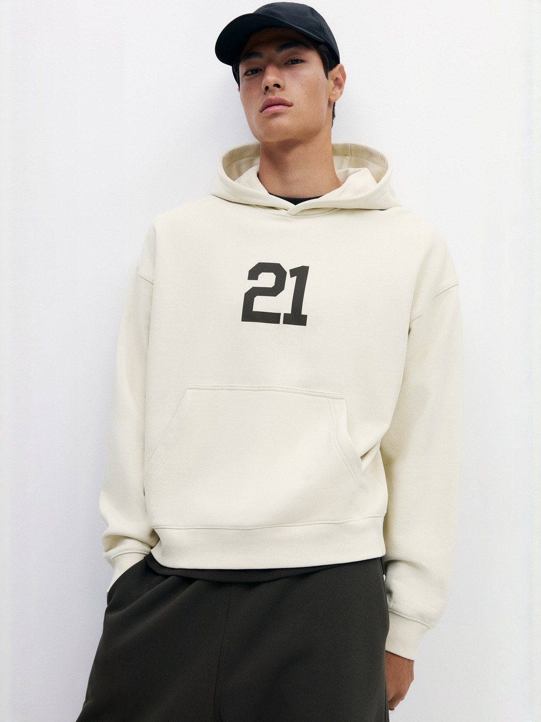 H&M Men Oversized Fit Boxy Hoodie
