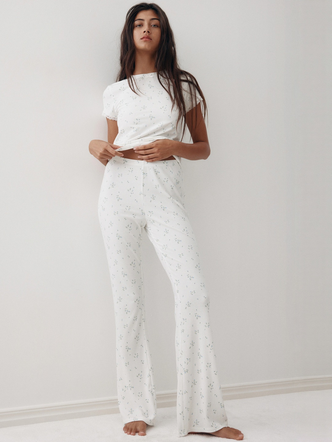 H&M Ribbed Modal Pyjamas