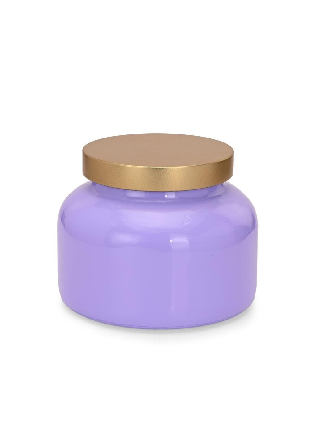 1ST TIME Blue Glass Jar Container
