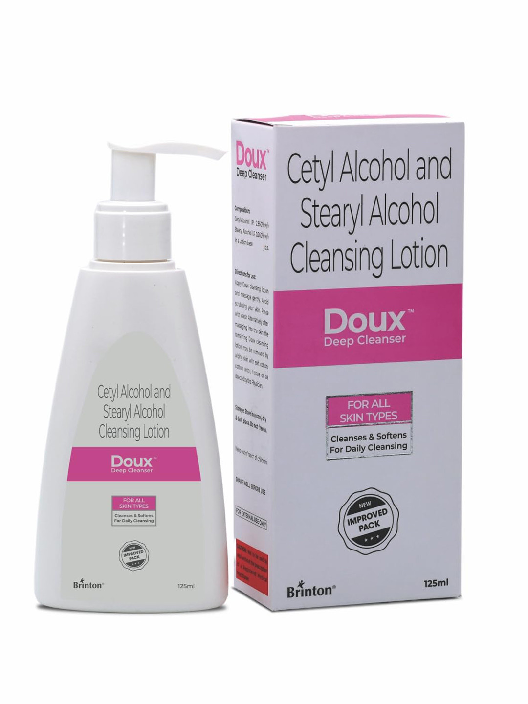 Brinton Doux Deep Cleanser Face Cleansing Lotion with Ceatyl Alcohol - 125 ml