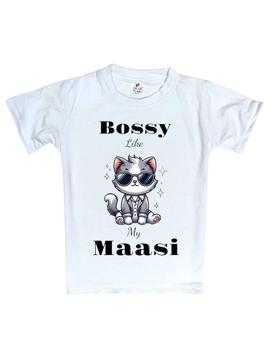 Cute Pals Kids Printed Short Sleeves Regular Fit T-shirt