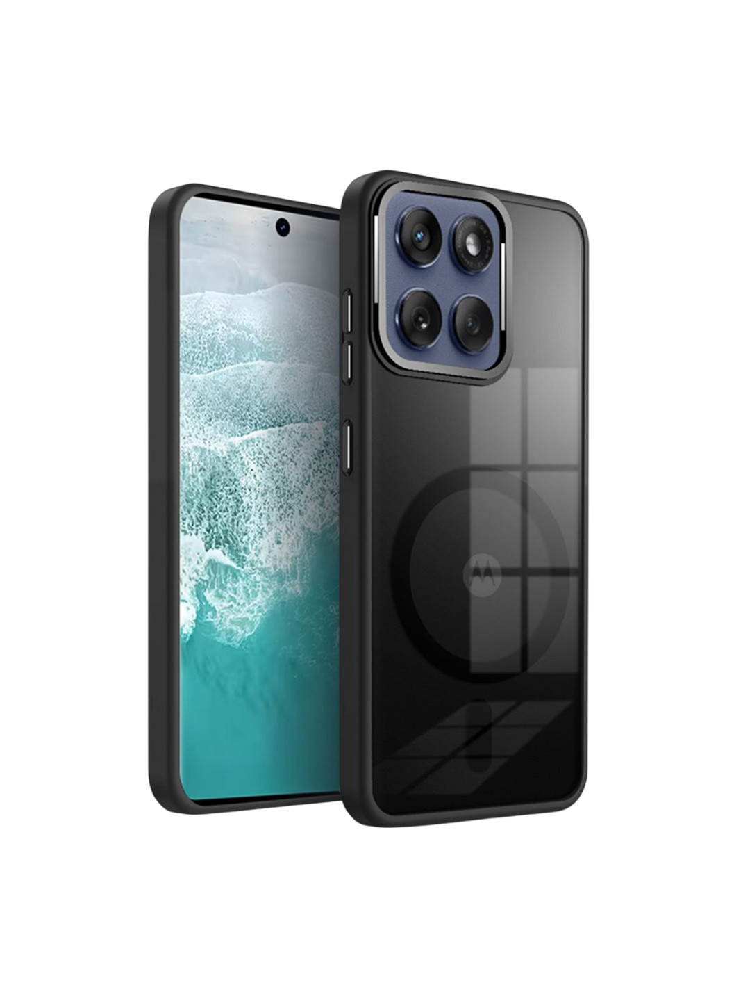 Karwan Unisex Moto 60 Pro Translucent Hybrid Case Back Case