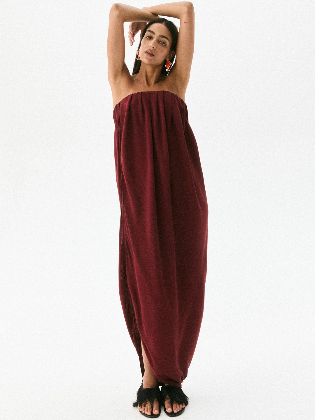 H&M Draped Bandeau Dress